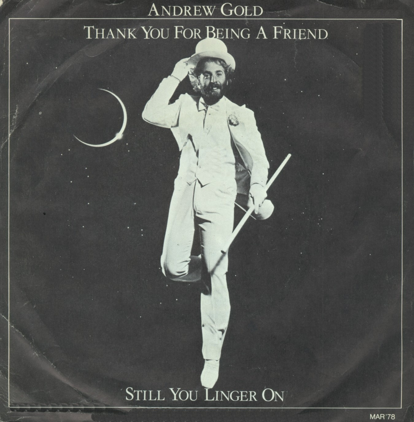 Cover: Thank you for being a friend – Andrew Gold
